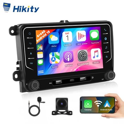 Für VW Polo 6R 6C V 2009-2017 Kam 4+64G 2 Din 8Core Carplay Autoradio GPS