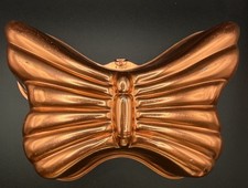 Vintage Copper Colored Aluminum 6 Cup Butterf...