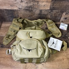 Boundless Performance Binocular Harness Chest Pack Tactical Bag Olive Drab Green