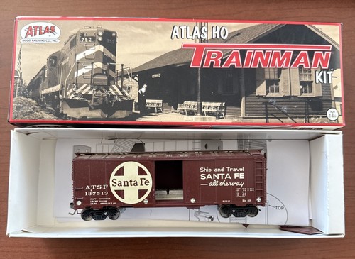 Coche de caja escala HO Atlas #21 000 013 1937 40' Santa Fe #137513 | Condition: Used