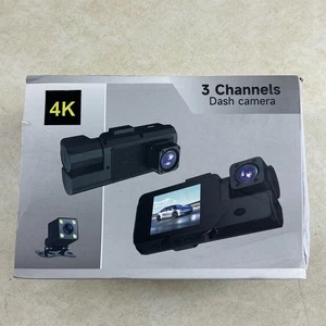 Campark DC45 Dual Dash Cam GPS Front and Rear 4K and 1080P Mini Dash Camera