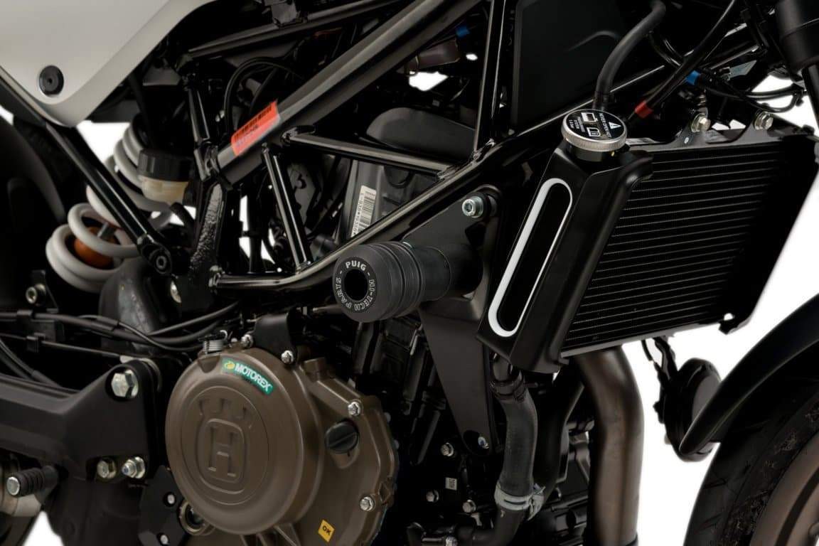 Puig Vintage 2.0 Frame Sliders | Black | Husqvarna Vitpilen 401 2017>Current