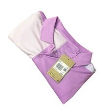 Nike Dri-FIT Golf Polo Shirt Mens Size XXL Colorblock Purple Lavender NWT 68