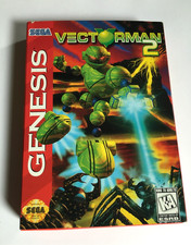 Vectorman 2 (Sega Genesis, 1996) - COMPLETE - CIB - TESTED - FREE SHIPPING
