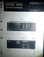 KENWOOD BASIC M1D Amplificatore Manuale di Servizio Originale