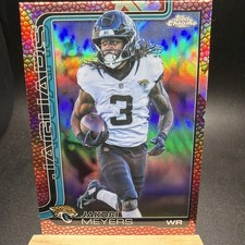 2025 Topps Chrome Jakobi Meyers #176 Pigskin Parallel Jacksonville Jaguars