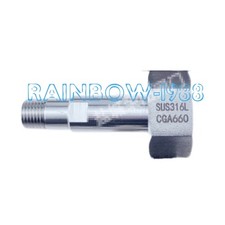 FOR 316L stainless steel CGA cylinder joint CGA660-1/4NPT external thread