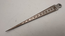 Edelstahl Keil Schwei&szlig;en Kegel F&uuml;hlerlehre Lineal Loch bis 15mm