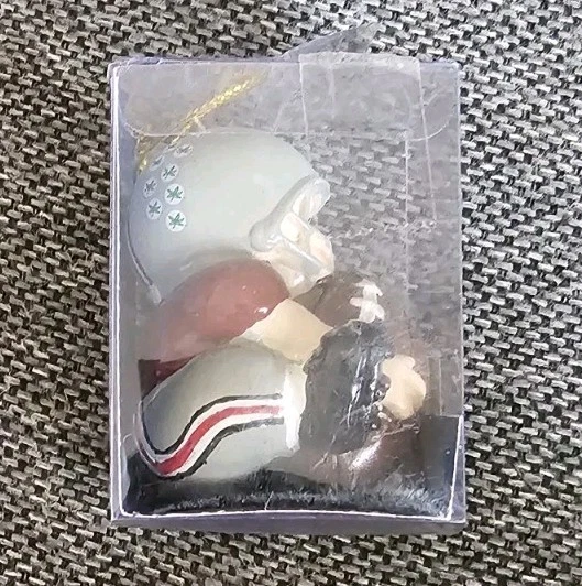 Ohio State Buckeyes NCAA Fútbol Colegial Lil' Fan Adorno Navidad De Colección Foto 3 de 4