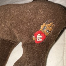 Tonka Pound Puppies Newborns Brown Plush Stuffed Animal Small 1985 7807 K