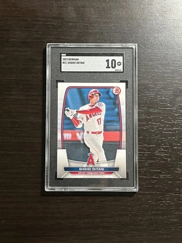 SHOHEI OHTANI 2023 Bowman Card #51 Graded SGC 10 GEM Mint! Los Angeles Dodgers