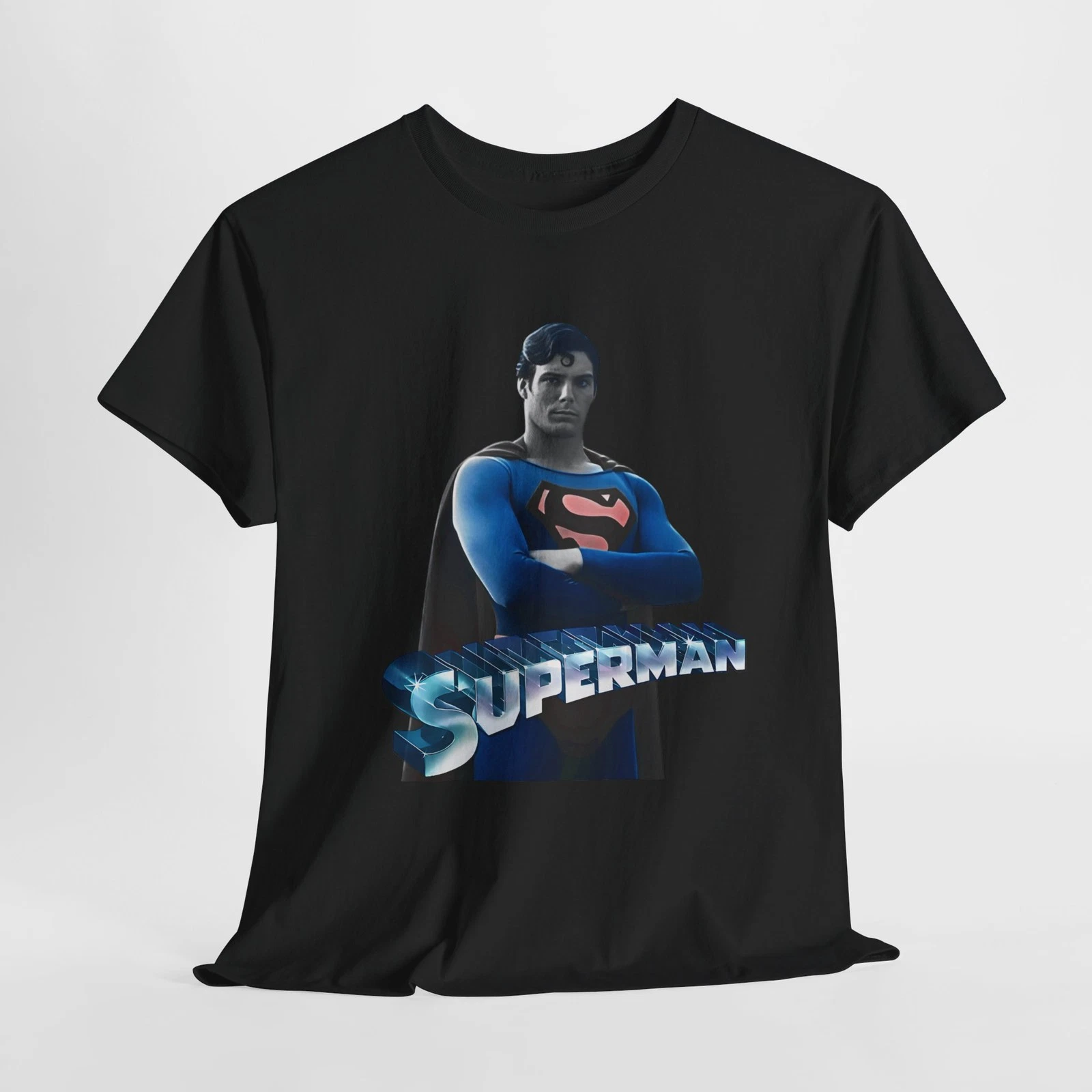 Superman Heavy Tee, Christopher Reeves, Superhero Movie
