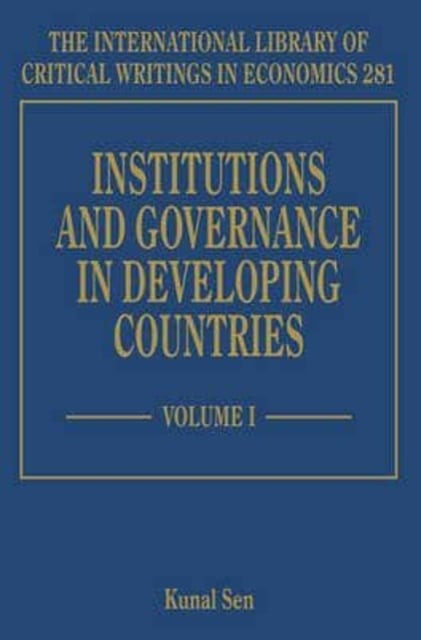 Institutions and Governance in Developing Countries Sen Hardback Edward Elgar