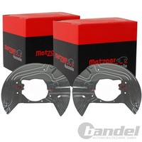 2X Metzger Spritzbleche Bremsscheiben Vorne Passend FÜR Bmw X3