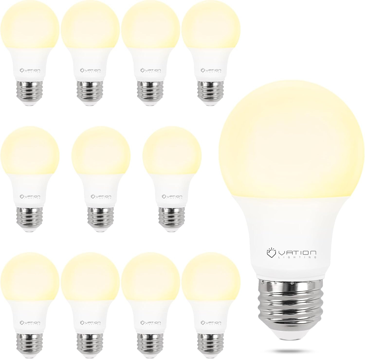 3000k Warm White, 60 Watt Equivalent, Efficient 9 W