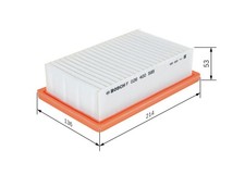 Luftfilter BOSCH F 026 400 595 Filtereinsatz für SMART RENAULT FORTWO FORFOUR 3