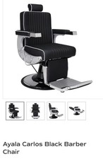 Ayala Carlos Black barber Chairs
