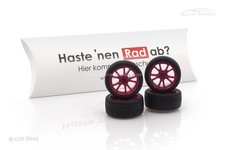 Roues / Roue Jeu Jantes en Alliage Techart Formule VI Course Rubis Étoilé 1:18