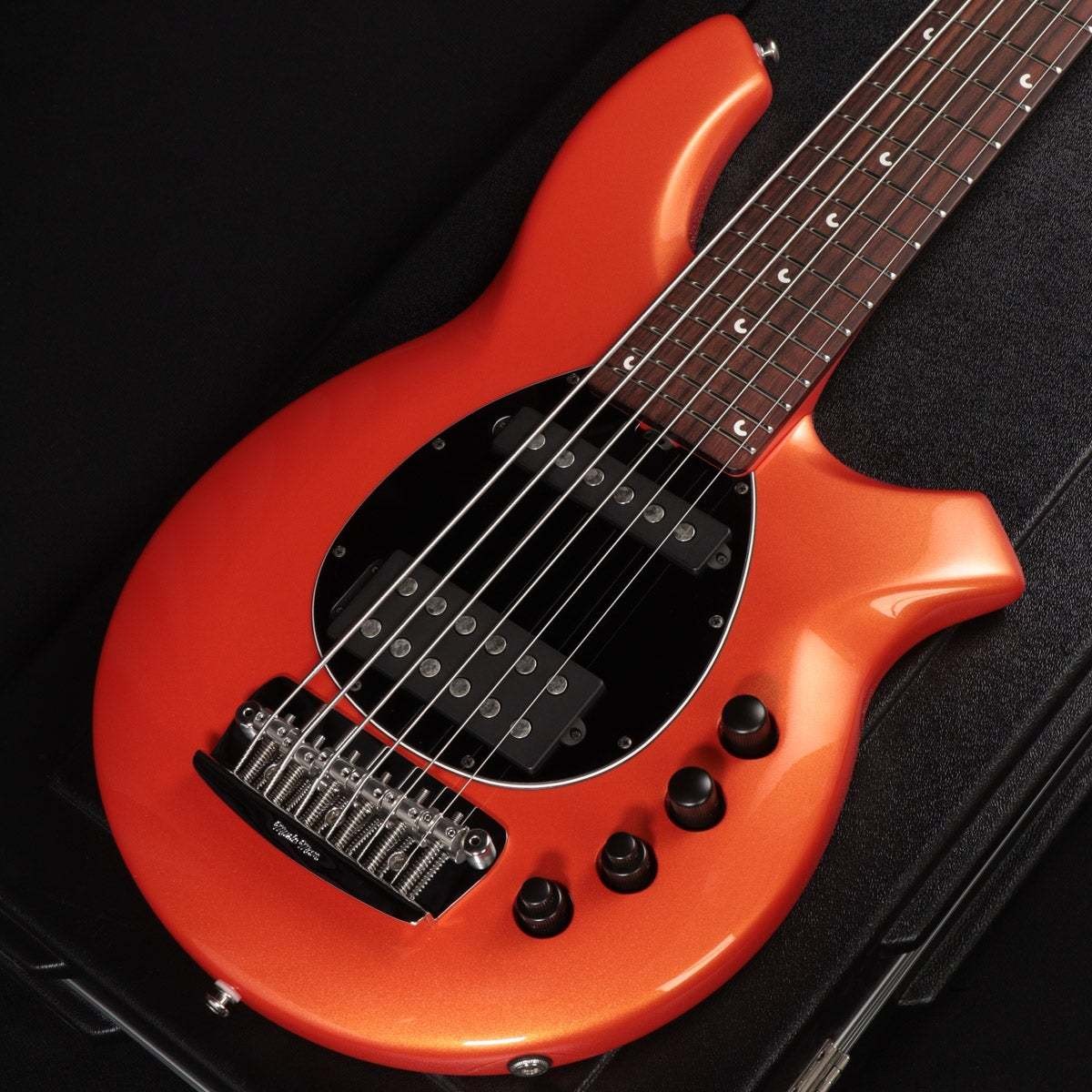MUSICMAN BONGO5 HS タンジェリン　パール Music MAN Bongo 6 HS Tangerine Pearl Used Bass Guitar 2018 | eBay