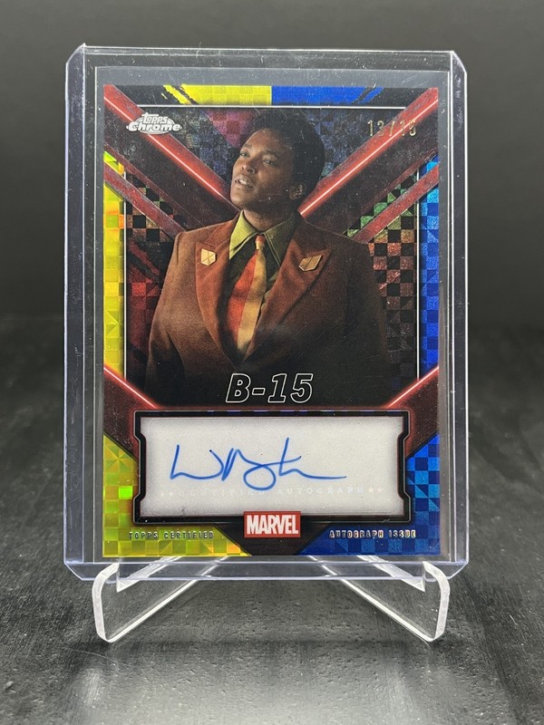 2025 Chrome Deadpool Wunmi Mosaku as B-15 Auto Wolverine X Fractor 13/15 #TC-WB