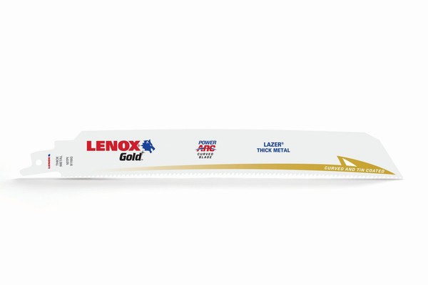 Lenox Gold™ Power Arc™ 5X Stabiles SäBelsäGeblatt FüR Metall 9110GR 200Mm 10TPI-image