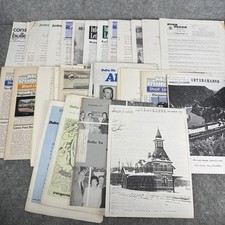 Lot Of Vtg Train Ephemera Amtrak News Magazines Flyers Railroadiana High Green