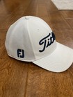 Titleist FJ FootJoy Pro V1 Stretch Fit Golf Hat Cap Fitted Unisex L/XL, White — photo 5