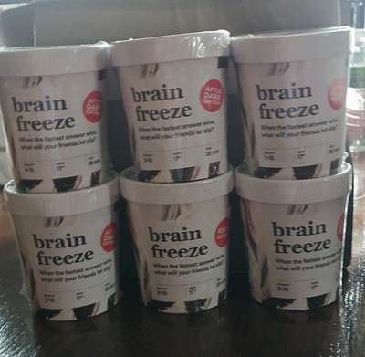 Brain Freeze Card Party Game After DARK edition   17+  Lot Of 6 Resale Gifts  *