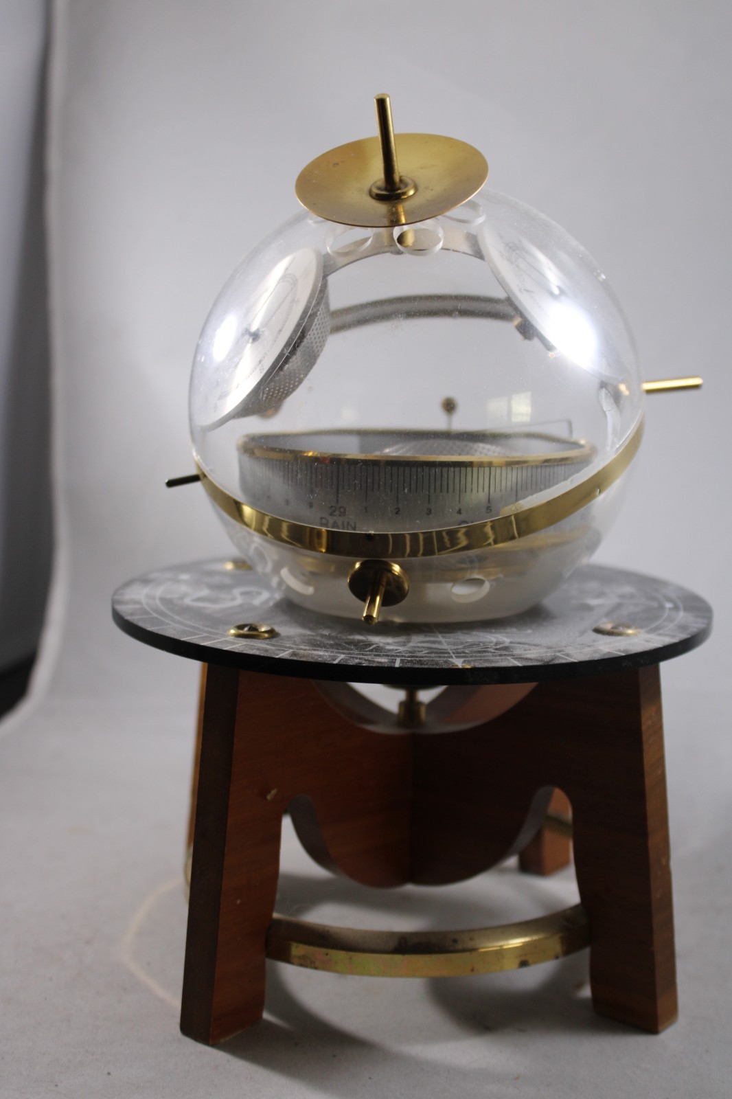 Vintage Sputnik Germany Weather Instrument Barometer Hydrometer Thermometer Rare