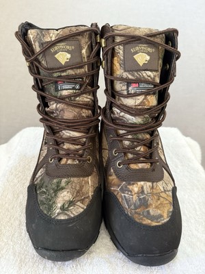 Herman Survivors Thinsulate Boots Camouflage Mens Lace Up