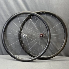 Zipp 202 Carbon 10 Sp Tubular Rim Brake Wheelset Shimano/Sram 10-Speed Hub