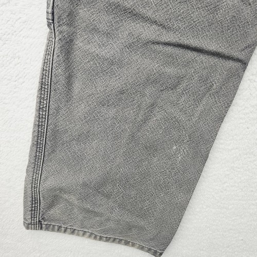 Pantalone da lavoro Carhart uomo 34 x 34 relaxed fit doppio ginocchio falegname cotone grigio - Foto 15 di 23