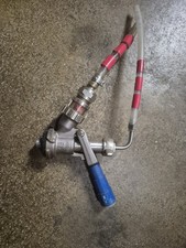 Bierfass-Zapfkopf (Keg-Kupplung),  Flachfitting-Zapfkopf (Typ Flat, Grundig