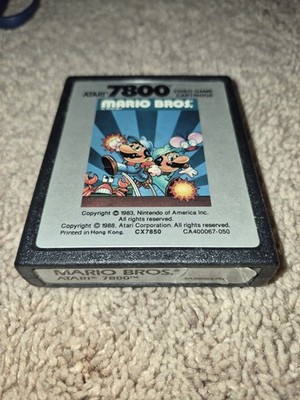 Vintage Original Atari 7800 Mario Bros Video Game