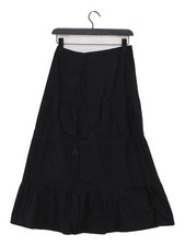 Faithfull The Brand Women's Midi Skirt S Black 100% Other Midi A-Line
