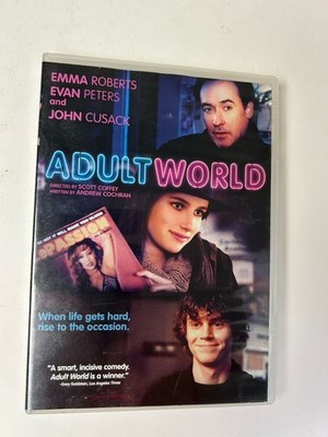 Adult World DVD 2014 Emma Roberts John Cusack Evan Peters