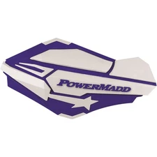 Powermadd Sentinel Handguards - Blue/White 34421