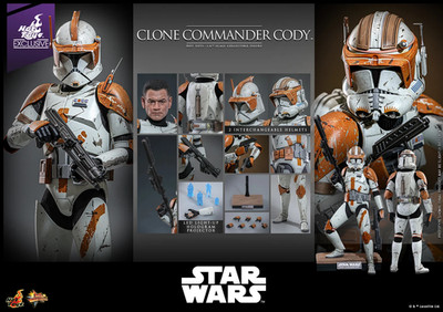 Hot Toys Star Wars MMS796 Clone Commander Cody 1/6 Exclusive Hottoys Sideshow