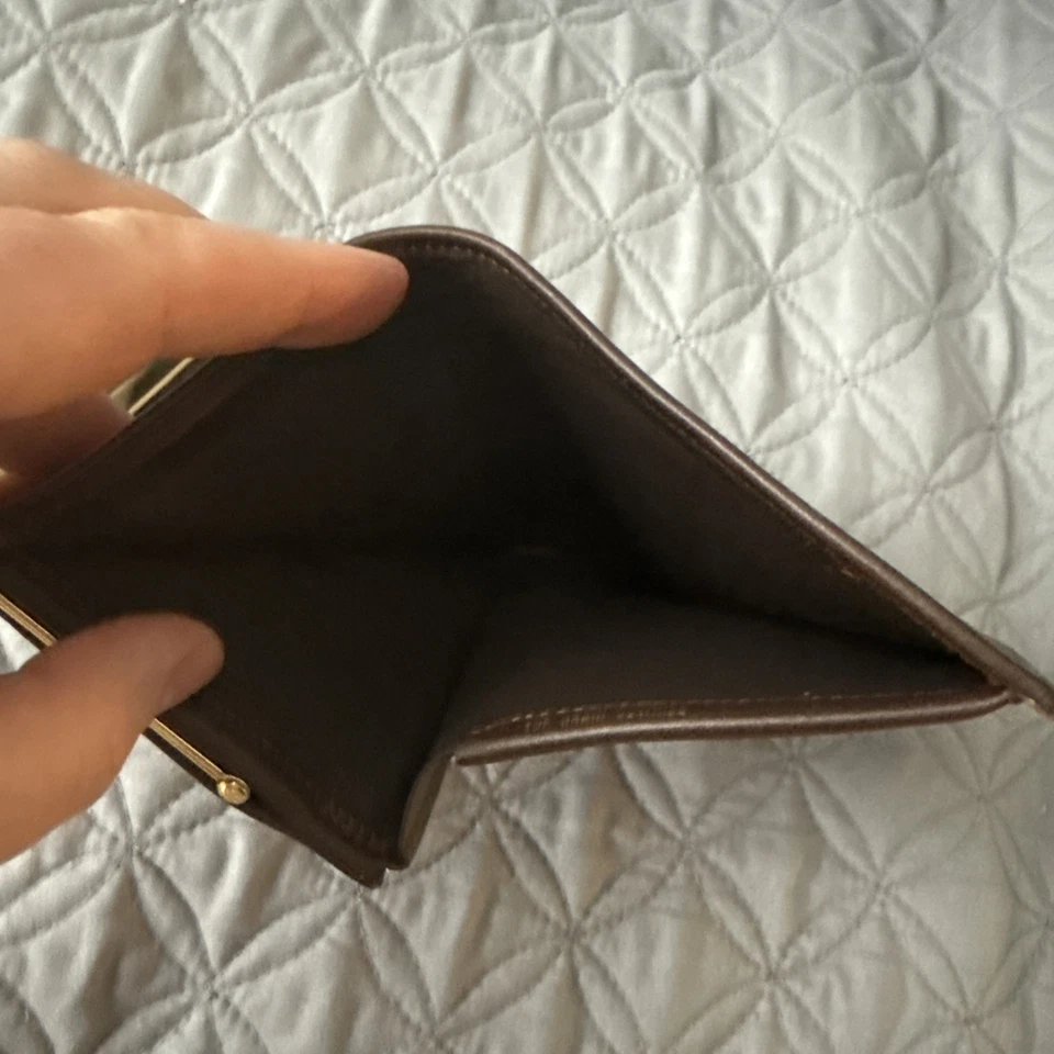 Vintage Pierre Cardin Brown Monogram Ladies Wallet - RARE Never Used - Image 4 of 4