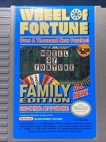 Wheel of Fortune Family Edition NES Authentic USA Cartridge