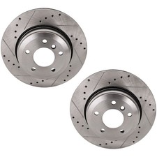 Rear Brake Disc Rotors for 528 525 530 E60 5 Series BMW 528i 525i 530i 2004-2007