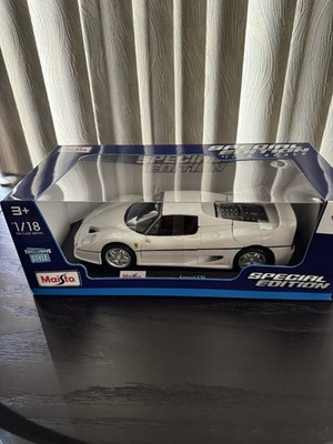 NEW Ferrari F50 1:18 Maisto Special Edition in Extremely Rare White Free Ship 48