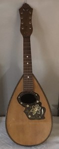 Vintage Mandolin Fancy Top Fix Or Repair