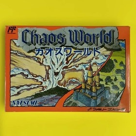Chaos World Famicom FC Japan Boxed Manual Leaflets Natsume RPG NTSC-J