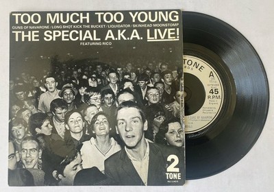 The Special AKA - Too Much Too Young 5 Track EP Record CHSTT7 TwoTone 1980 Ex 