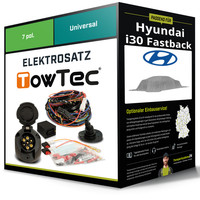 Elektrosatz 7-Pol Universell für Hyundai I30 Fastback 06.2024-Jetzt NEU