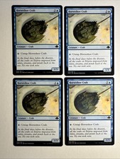 4x Mtg Dominaria Remastered Horseshoe Crab NM/M Magic The Gathering