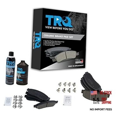 Front & Rear Brake Pads Brake Chemical Kit Ceramic Compatible with 2008-2012
