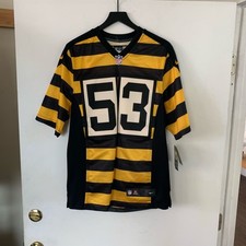 Nike Pittsburgh Steelers Maurkice Pouncey #53 Bumblebee Throwback NFL Jersey - S