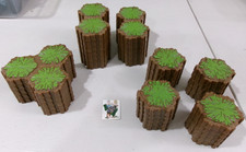  HEROSCAPE 5x 3 Hex, 13x 2 Hex,  20x 1 Hex Terrain H47 